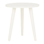 Table d'appoint ronde, bois de pin, 4 couleurs – 40,6 cm (L) x 40,6 cm (P) x 40,6 cm (H)