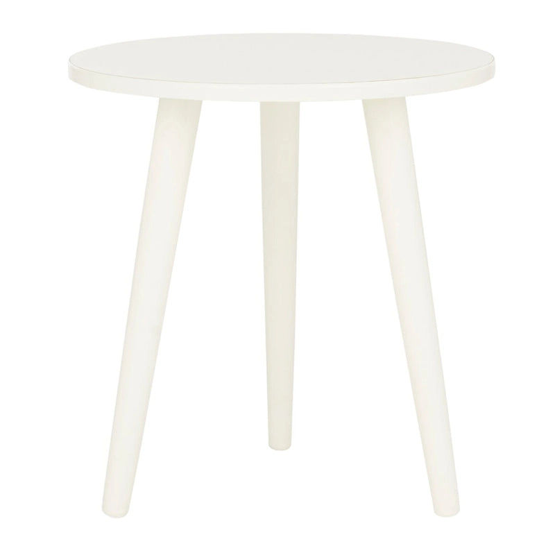 Table d'appoint ronde, bois de pin, 4 couleurs – 40,6 cm (L) x 40,6 cm (P) x 40,6 cm (H)