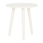 Table d'appoint ronde, bois de pin, 4 couleurs – 40,6 cm (L) x 40,6 cm (P) x 40,6 cm (H)