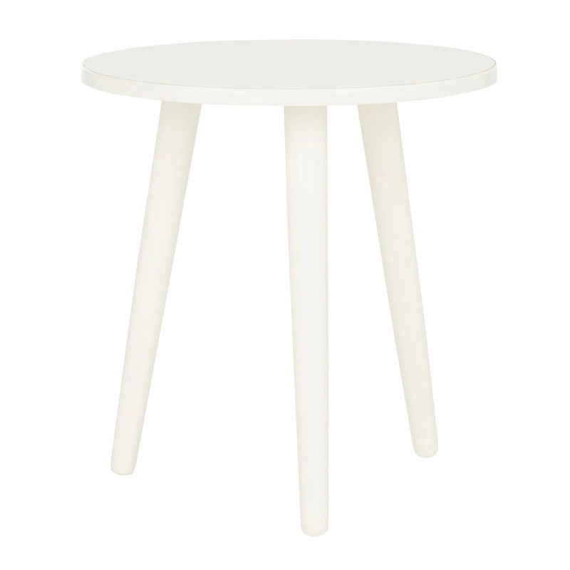 Table d'appoint ronde, bois de pin, 4 couleurs – 40,6 cm (L) x 40,6 cm (P) x 40,6 cm (H)