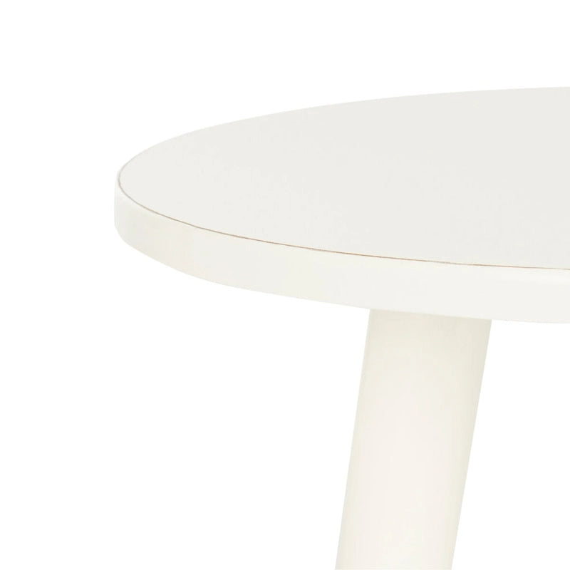 Table d'appoint ronde, bois de pin, 4 couleurs – 40,6 cm (L) x 40,6 cm (P) x 40,6 cm (H)