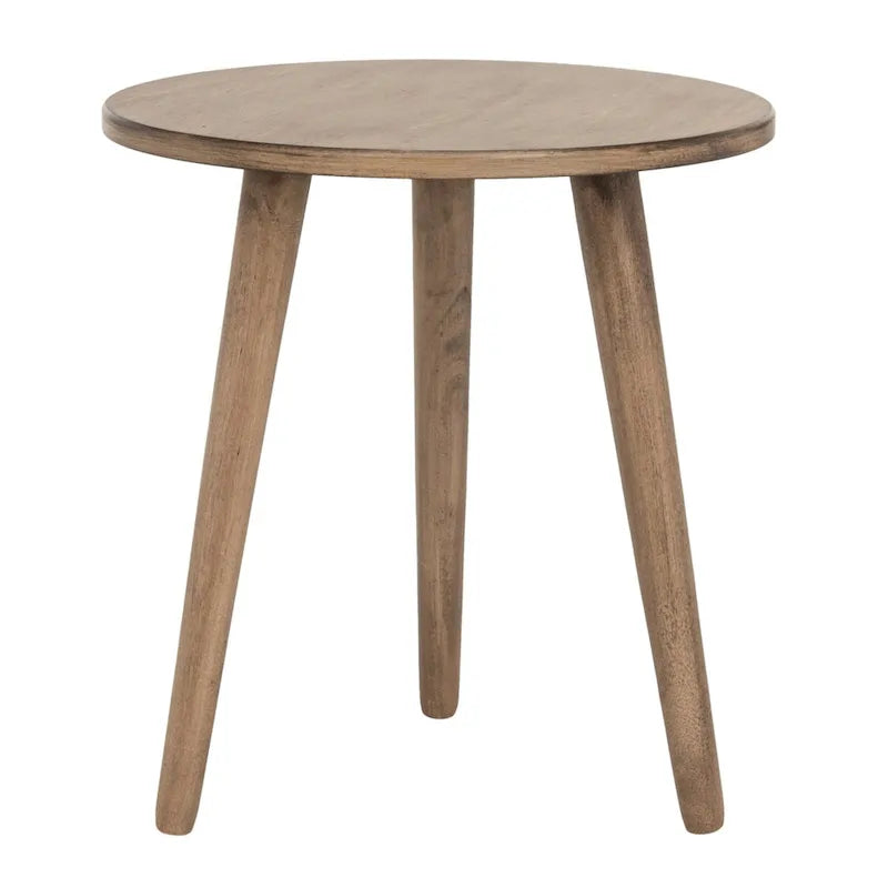 Table d'appoint ronde, bois de pin, 4 couleurs – 40,6 cm (L) x 40,6 cm (P) x 40,6 cm (H)