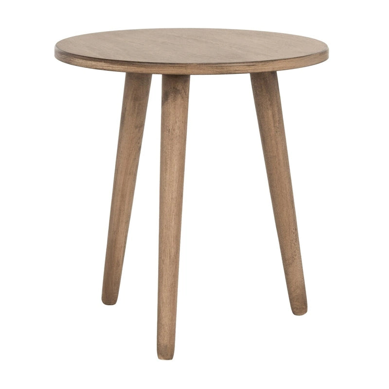 Table d'appoint ronde, bois de pin, 4 couleurs – 40,6 cm (L) x 40,6 cm (P) x 40,6 cm (H)