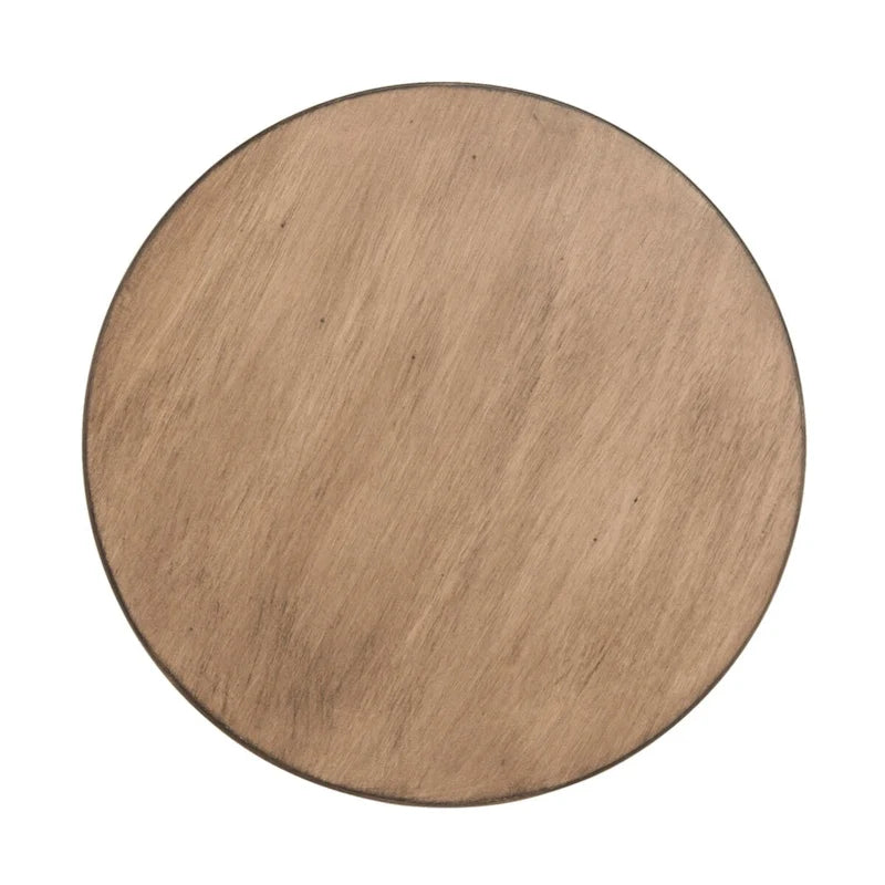 Table d'appoint ronde, bois de pin, 4 couleurs – 40,6 cm (L) x 40,6 cm (P) x 40,6 cm (H)