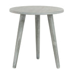 Table d'appoint ronde, bois de pin, 4 couleurs – 40,6 cm (L) x 40,6 cm (P) x 40,6 cm (H)