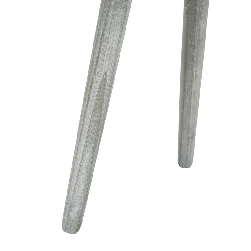 Table d'appoint ronde, bois de pin, 4 couleurs – 40,6 cm (L) x 40,6 cm (P) x 40,6 cm (H)