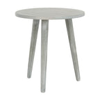 Table d'appoint ronde, bois de pin, 4 couleurs – 40,6 cm (L) x 40,6 cm (P) x 40,6 cm (H)