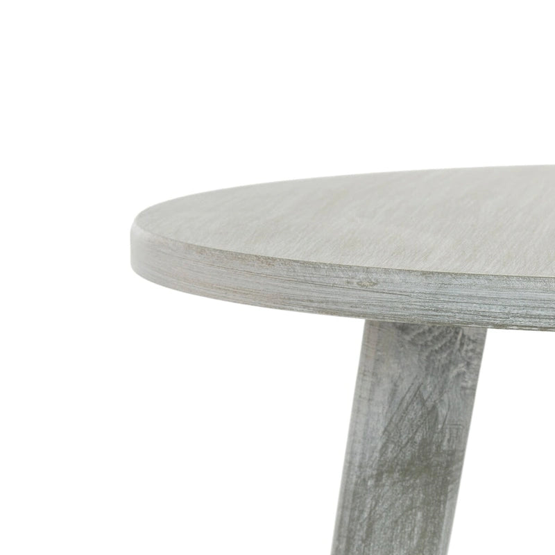 Table d'appoint ronde, bois de pin, 4 couleurs – 40,6 cm (L) x 40,6 cm (P) x 40,6 cm (H)