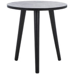 Table d'appoint ronde, bois de pin, 4 couleurs – 40,6 cm (L) x 40,6 cm (P) x 40,6 cm (H)