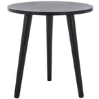 Table d'appoint ronde, bois de pin, 4 couleurs – 40,6 cm (L) x 40,6 cm (P) x 40,6 cm (H)