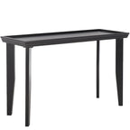 Console, sable/ivoire/noir, pieds incurvés, 1 personne