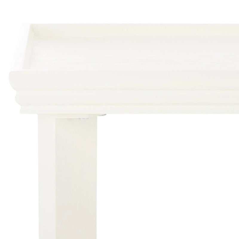 Console, sable/ivoire/noir, pieds incurvés, 1 personne