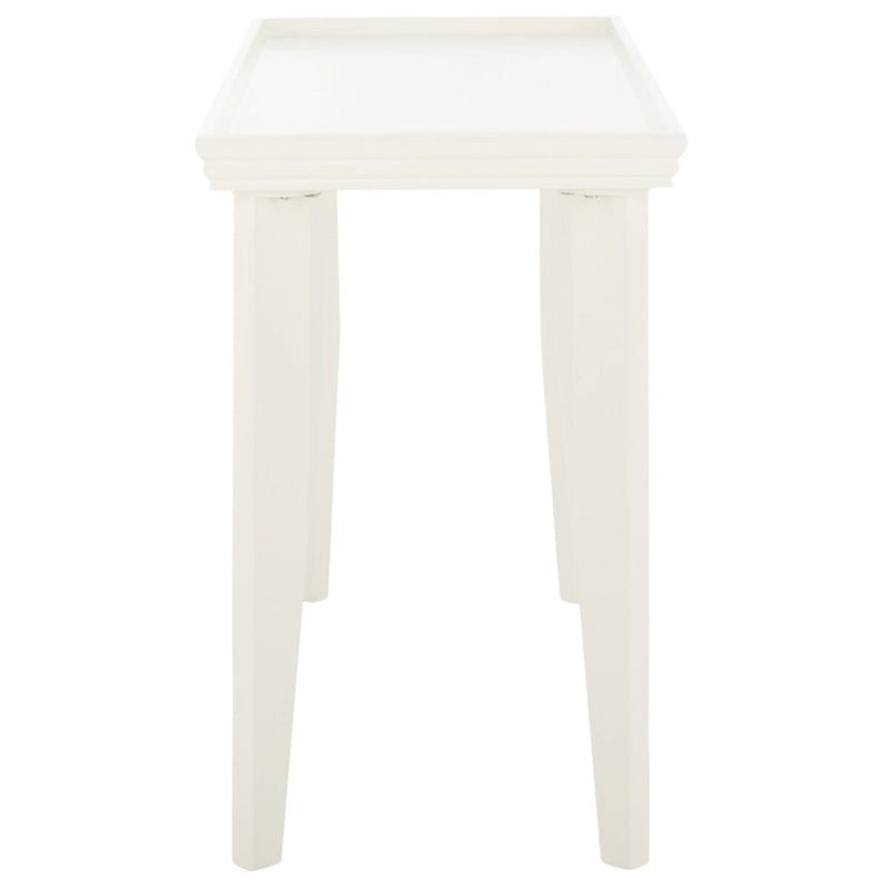 Console, sable/ivoire/noir, pieds incurvés, 1 personne