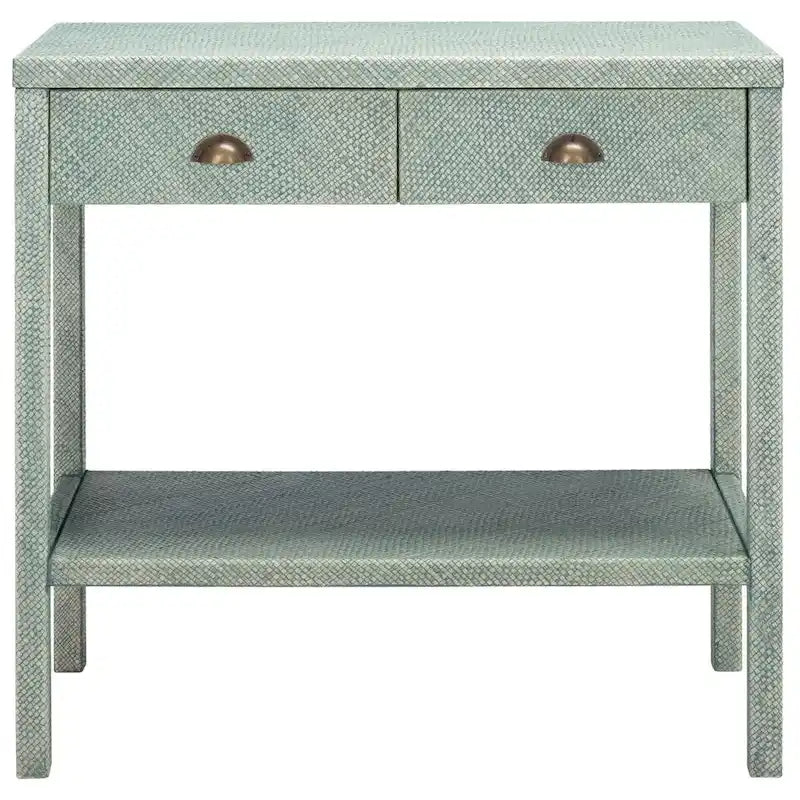 SAFAVIEH Francisca Table console 2 tiroirs 1 étagère - 31 l x 14 L x 30 H - 31Lx14Px30H