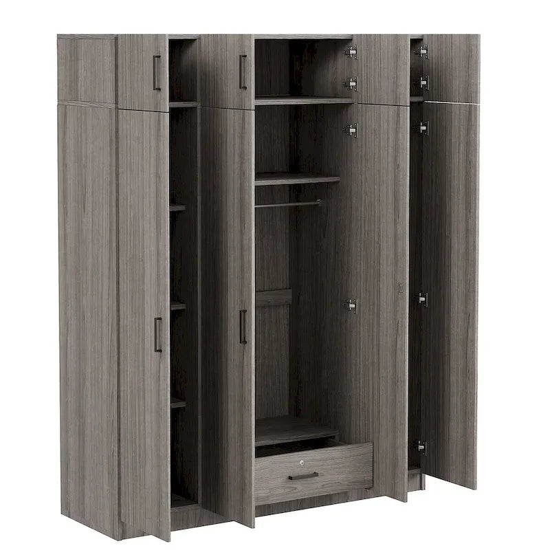 Armoire avec plusieurs rangements et meuble haut par Harper&Bright Designs