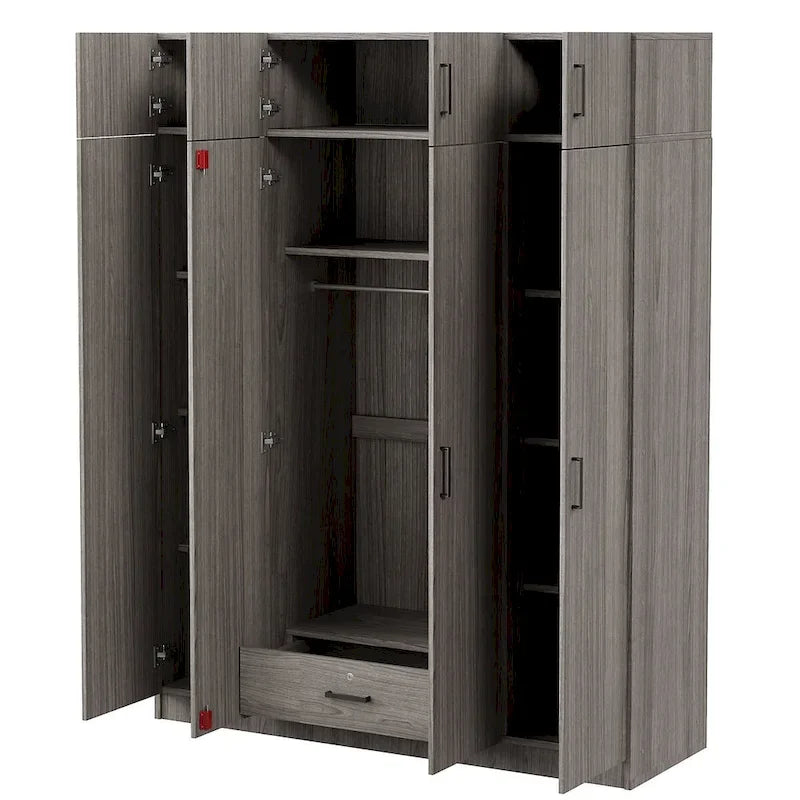 Armoire avec plusieurs rangements et meuble haut par Harper&Bright Designs