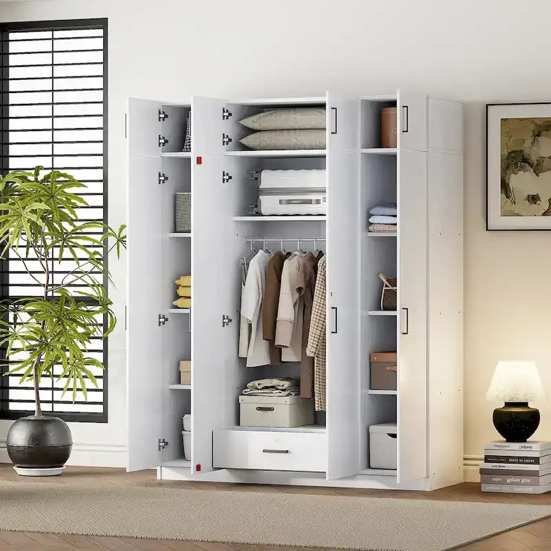 Armoire avec plusieurs rangements et meuble haut par Harper&Bright Designs