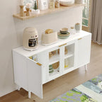 JASIWAY Buffet de cuisine avec portes en verre