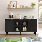 JASIWAY Buffet de cuisine avec portes en verre