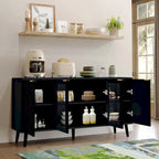 JASIWAY Buffet de cuisine avec portes en verre