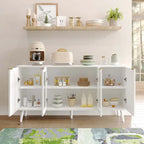 JASIWAY Buffet de cuisine avec portes en verre