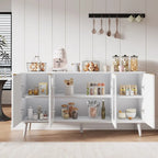 JASIWAY Buffet de cuisine avec portes en verre