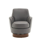 Fauteuil pivotant en cuir PU
