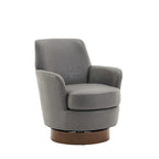 Fauteuil pivotant en cuir PU