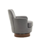 Fauteuil pivotant en cuir PU