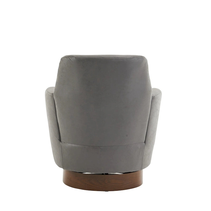 Fauteuil pivotant en cuir PU