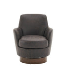 Fauteuil pivotant en cuir PU