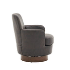 Fauteuil pivotant en cuir PU