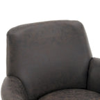 Fauteuil pivotant en cuir PU