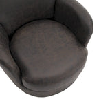 Fauteuil pivotant en cuir PU