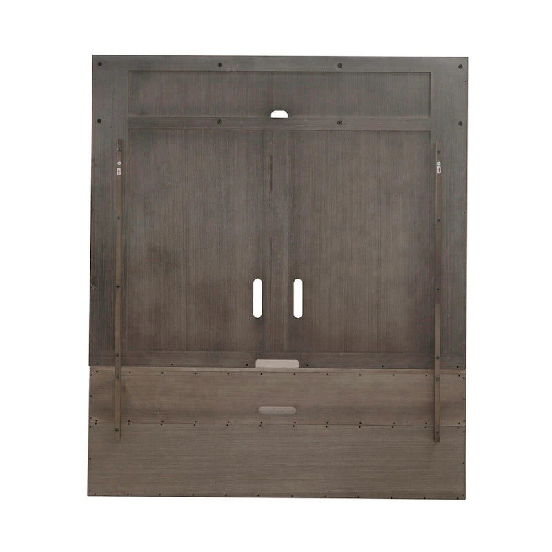 Ensemble de console TV et de meuble TV 2 pièces brun beige