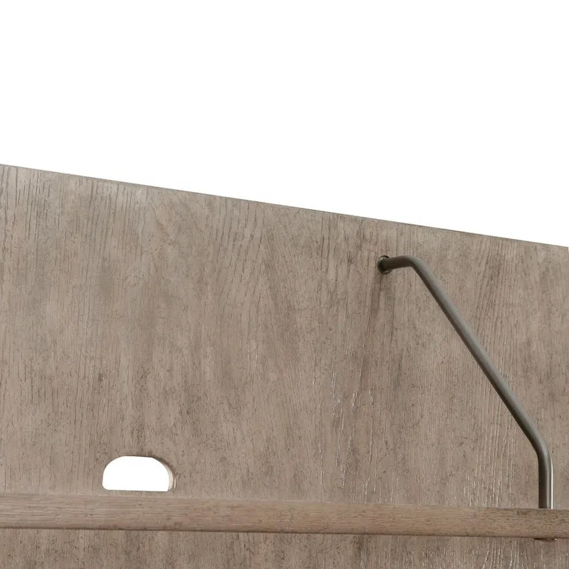Ensemble de console TV et de meuble TV 2 pièces brun beige