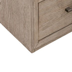 Ensemble de console TV et de meuble TV 2 pièces brun beige