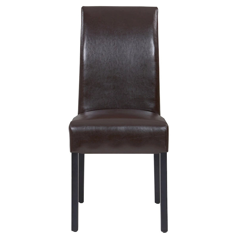Chaise de salle à manger Valencia en cuir (lot de 2)