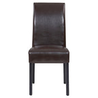 Chaise de salle à manger Valencia en cuir (lot de 2)