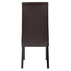 Chaise de salle à manger Valencia en cuir (lot de 2)