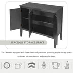 37 Bahut de cuisine de style vintage avec armoire de rangement