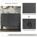 37 Bahut de cuisine de style vintage avec armoire de rangement