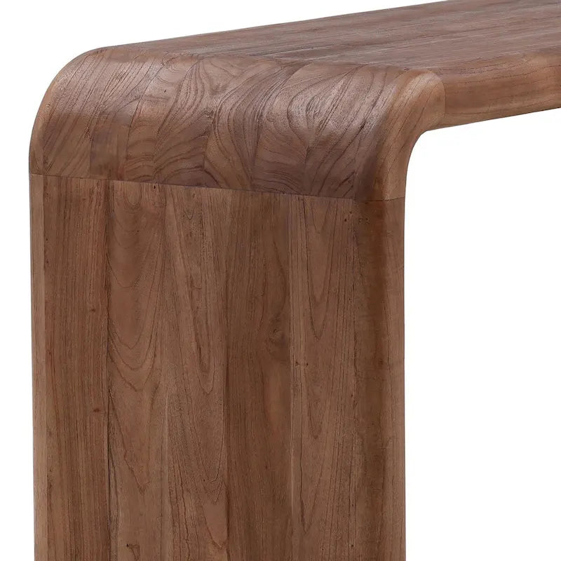 Bureau brun moyen, simple, 55W