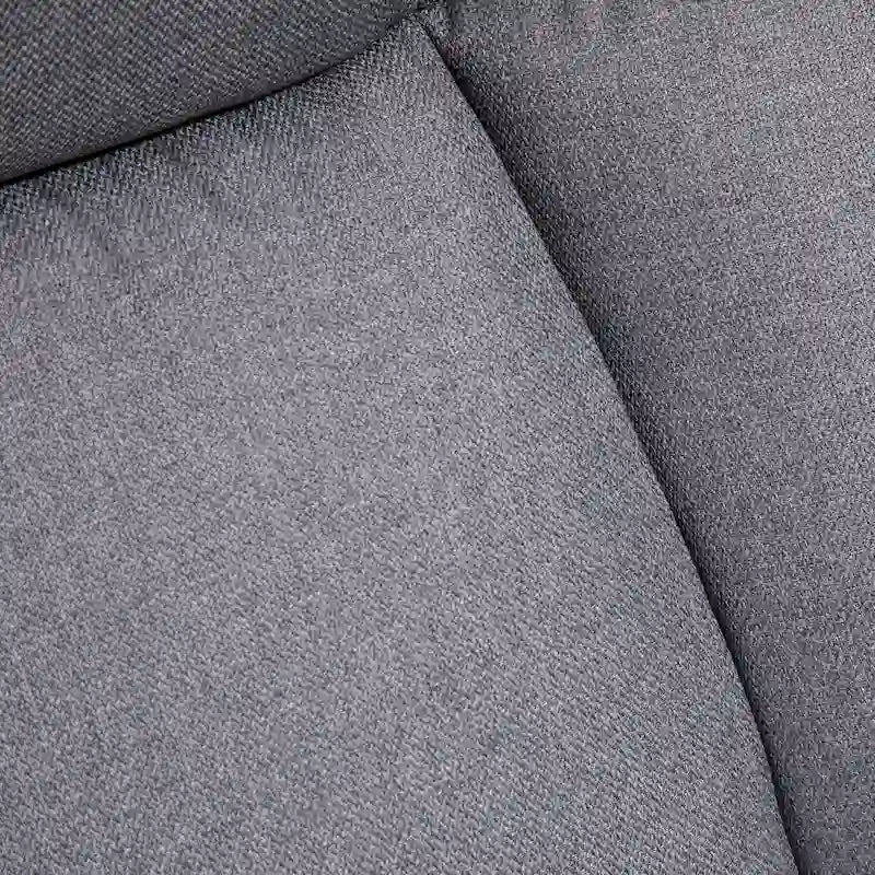 Chaise de bureau exécutive à dossier haut gris clair, pivotante, 1 personne, capacité de 220 kg