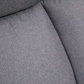 Chaise de bureau exécutive à dossier haut gris clair, pivotante, 1 personne, capacité de 220 kg