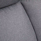 Chaise de bureau exécutive à dossier haut gris clair, pivotante, 1 personne, capacité de 220 kg
