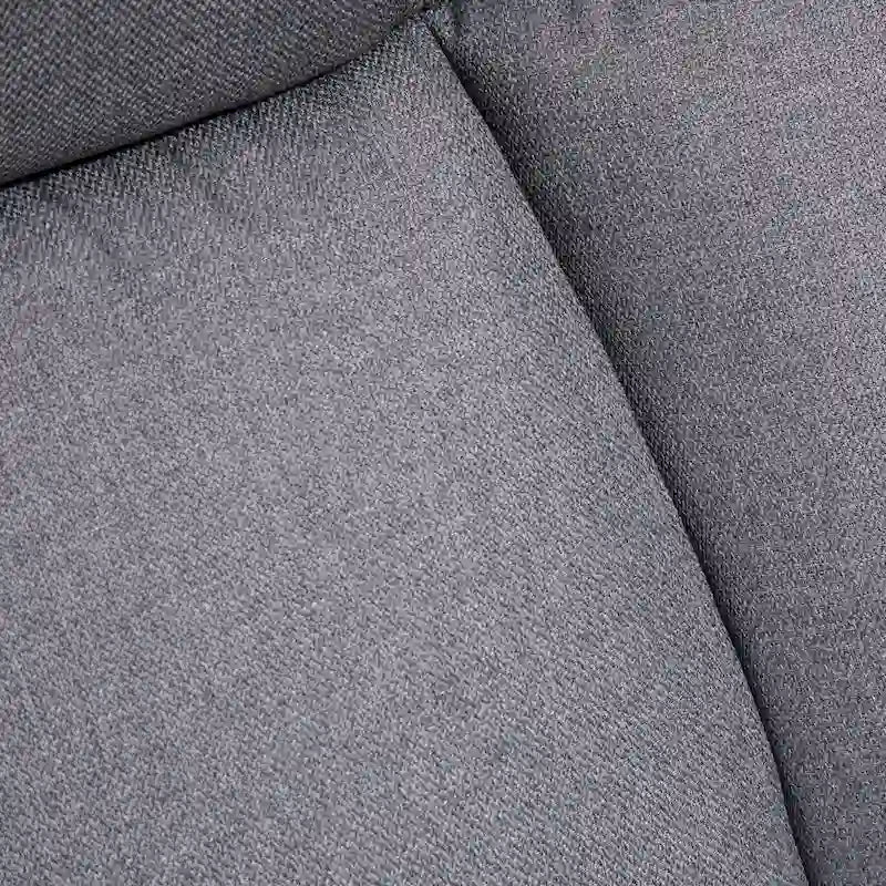 Chaise de bureau exécutive à dossier haut gris clair, pivotante, 1 personne, capacité de 220 kg