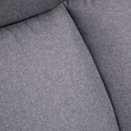 Chaise de bureau exécutive à dossier haut gris clair, pivotante, 1 personne, capacité de 220 kg