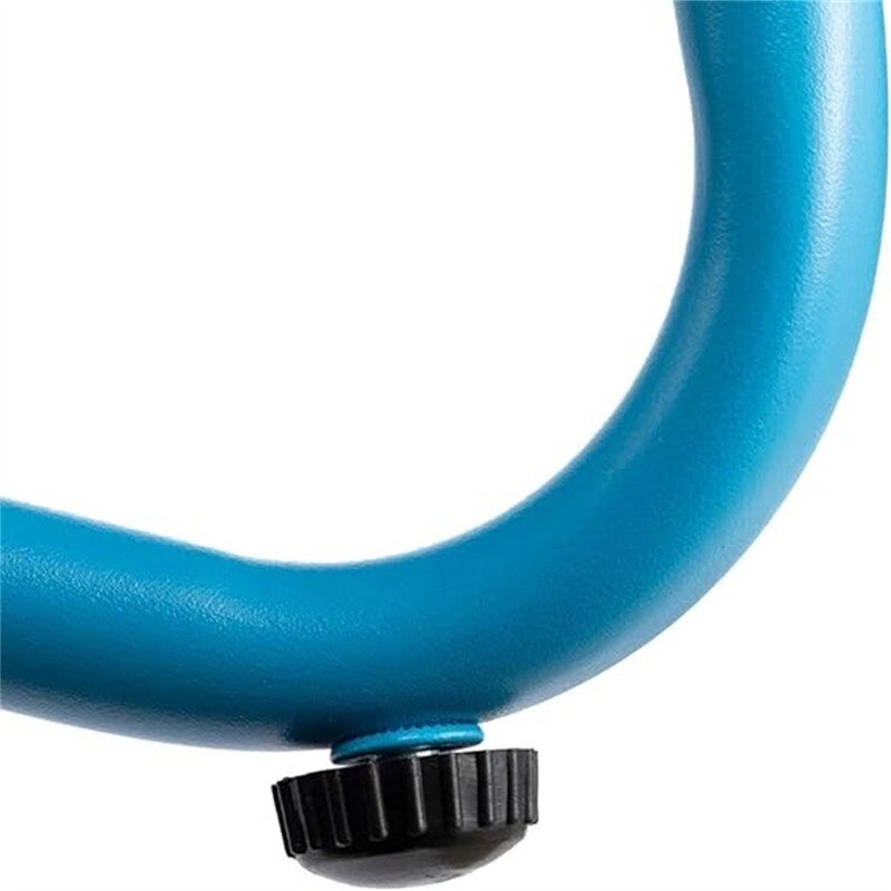 Table d'appoint ronde en métal bleu marine/gris/bleu ciel/turquoise, 1 personne, intérieur et extérieur