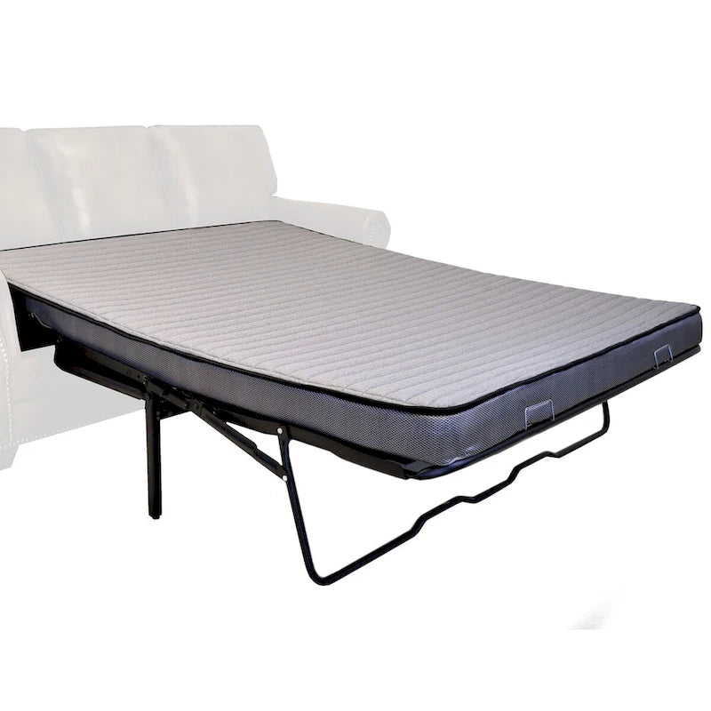 Canapé-lit et deux fauteuils Rancho en tissu aspect daim marron rustique, fabriqués aux États-Unis